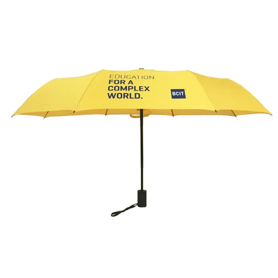 چتر تاشو سیاه با دستگیره نایلون - طراحی راحت