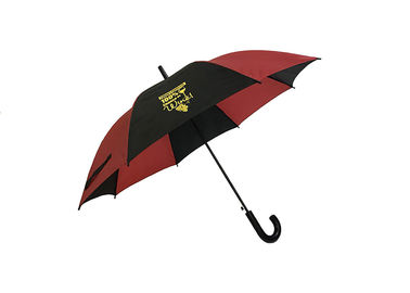 دستگیره پلاستیکی باریک تبلیغاتی خودکار استیک Umbrella J Hook ، با رنگ قرمز