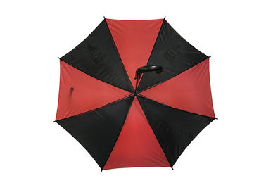 دستگیره پلاستیکی باریک تبلیغاتی خودکار استیک Umbrella J Hook ، با رنگ قرمز