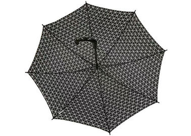 دنده های فلزی Shaft Umbrella J Hook Auto برای آب و هوا درخشش باران