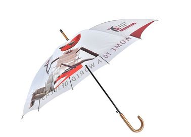 23 اینچ خودکار باز کردن قاب فلزی هدایای تبلیغاتی چتر ، لوگوی سفارشی چترهای گلف