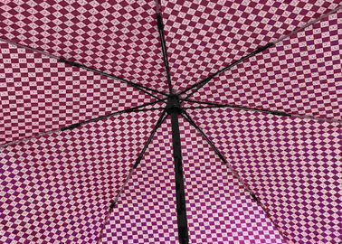 فایبرگلاس Pongee تاشو چتر معکوس مقاوم در برابر باد مقاومت در برابر گرفتن باد