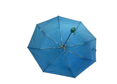 کتابچه راهنمای دستگیره Blue Foldable Umbrella Metal Frame Super Light J Hand نزدیک باز کنید