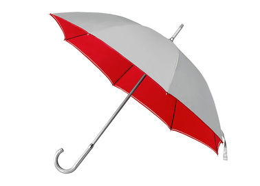 محافظ آغشته Umbrella Uv با پوشش مستقیم نقره ای آلومینیومی با قطر 100-103cm