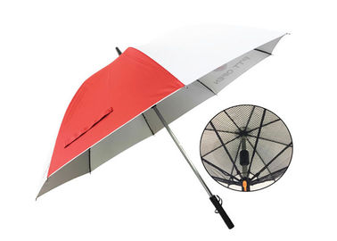 چتر 105 سانتی متری با شارژر USB ، چتر خنک کننده با فن UV Protect Pover