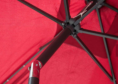 چتر باغ UV Umbrella Charming Led Lights Lights Polyester پارچه آلومینیومی