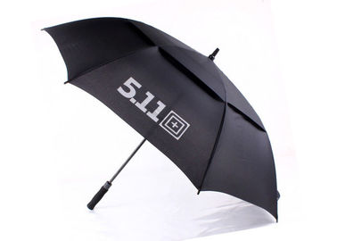 Black Promotion 30 Inch Vent Golf Umbrella، چتر بزرگ گلف ضد باد