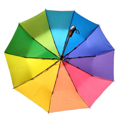 چتر رنگین کمانی تاشو کاملاً دستی ضد آب