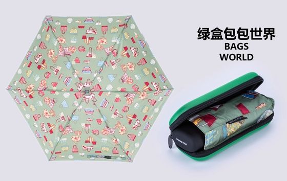سایز کوچک چتر تاشو ضد آب برای خانمها