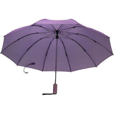 BSCI تأیید سه چتر تاشو بنفش رنگ ضد آب را باز می کند