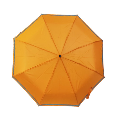 3 کتابچه راهنمای تاشو چتر ضد باد 21 اینچی باز با دسته چوبی