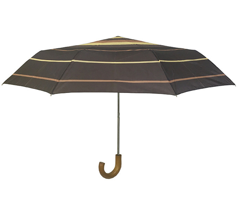 چتر دستی باز چوبی J Handle 190T پلی استر تاشو