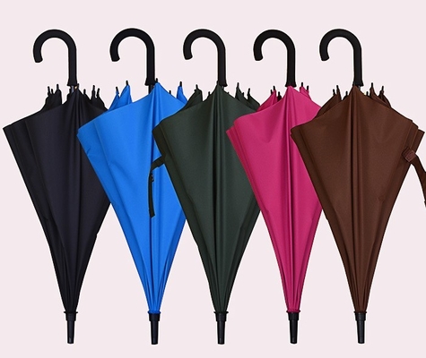 چتر رنگ جامد RPET Pongee قطر 105 سانتی متر