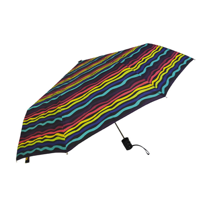 چتر 3 تاشو ضد باد 21 اینچی Rainbow برای مسافرت