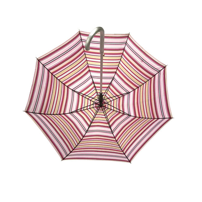 چتر نواری چاپ دیجیتال پارچه پونجی 23 اینچی برای خانم ها