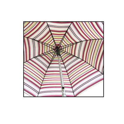 چتر نواری چاپ دیجیتال پارچه پونجی 23 اینچی برای خانم ها