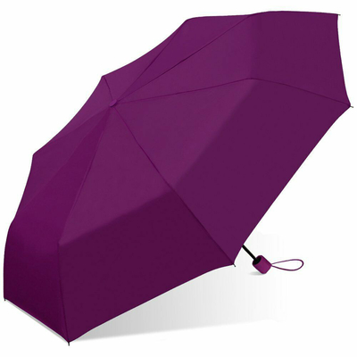 راهنمای 42 اینچی ARC Mini Folding Solid Color Umbrella Open Umbrella