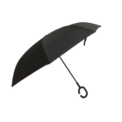 دسته C سفارشی چتر معکوس ضد باد دو لایه