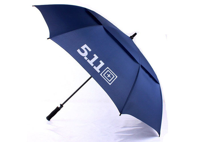 Black Promotion 30 Inch Vent Golf Umbrella، چتر بزرگ گلف ضد باد