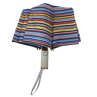 چترهای مسافرتی 21 اینچی خودکار باز و بسته با قاب طلایی