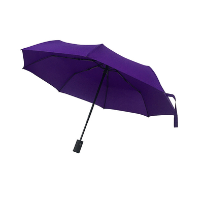 چتر مسافرتی ضد باد RPET Pongee قاب فلزی بسته باز اتوماتیک دنده فایبرگلاس