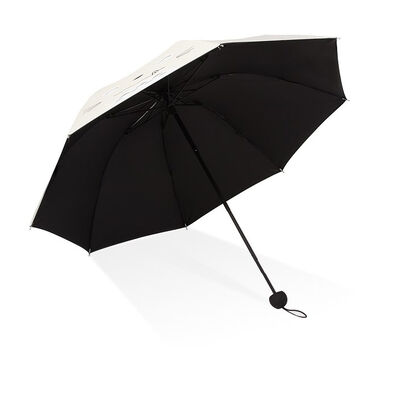 ریب های چتر 8 چتر تاشو ماندگار جمع و جور قابل حمل حفاظت از باران از آفتاب چتر مسافرت سبک مناسب برای بیرون