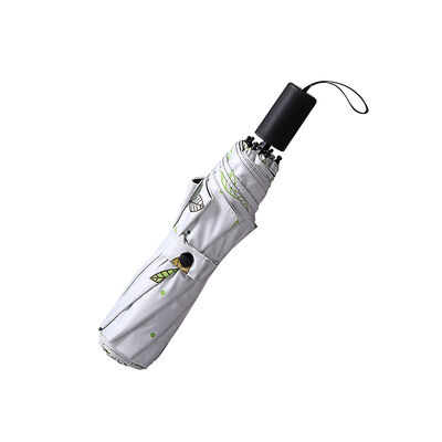 8 ضلع چتر جمع و جور با باز شدن اتوماتیک بسته و کیف خود پارچه ای برای حفاظت از باران سبک