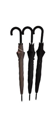 چتر چوبی باز اتوماتیک با قاب فیبرگلاس، اندازه 23 اینچ، و پارچه پلی استر پایدار