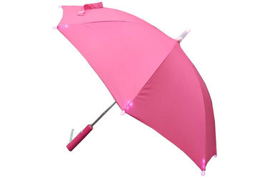 دفترچه راهنما برای دختران سفارشی Pink Umbrella ، از 19 اینچ با چراغ راهنمایی استفاده کنید