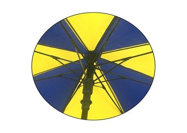 فایبرگلاس قاب آبی گلف تبلیغاتی زرد رنگ با دسته فوم EVA