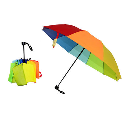 چتر رنگین کمانی تاشو کاملاً دستی ضد آب