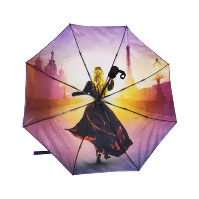 چتر مسافرتی ضد باد دو لایه 21 اینچ * 8K