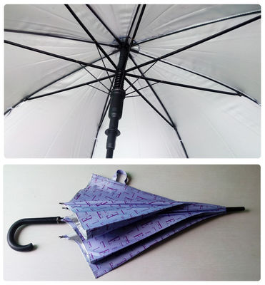 چترهای گلف ضد باد مستقیم Pongee Straight