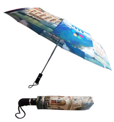 دنده های فلزی ضد آب 8 میلی متر شافت 3 تاشو اتوماتیک چتر