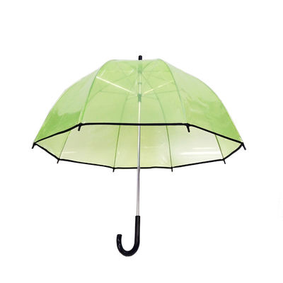 Straight POE چتر گنبدی شفاف با دسته شکل J
