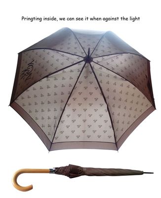 چتر دستگیره چوبی پارچه ای گلف جمع و جور