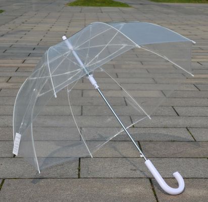 چتر باران شفاف شفت فلزی ضد آب J Handle 8mm