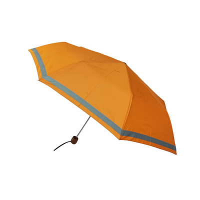 3 کتابچه راهنمای تاشو چتر ضد باد 21 اینچی باز با دسته چوبی