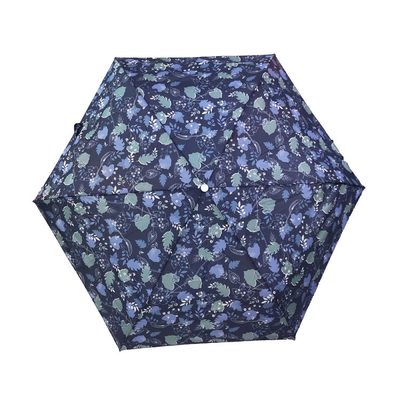 چترهای سوپر مینی تبلیغاتی 21 اینچی 6 پانل محافظ UV با چاپ دیجیتال