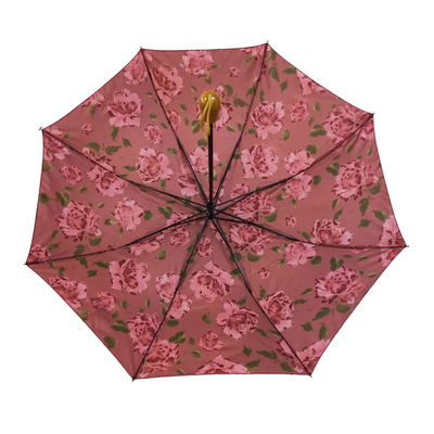 چتر مسافرتی ضد باد 2 تا شده خودکار چاپ شده BSCI