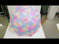 Colorful LED light straight umbrella from china